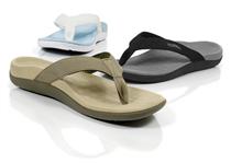 best flip flops for fallen arches